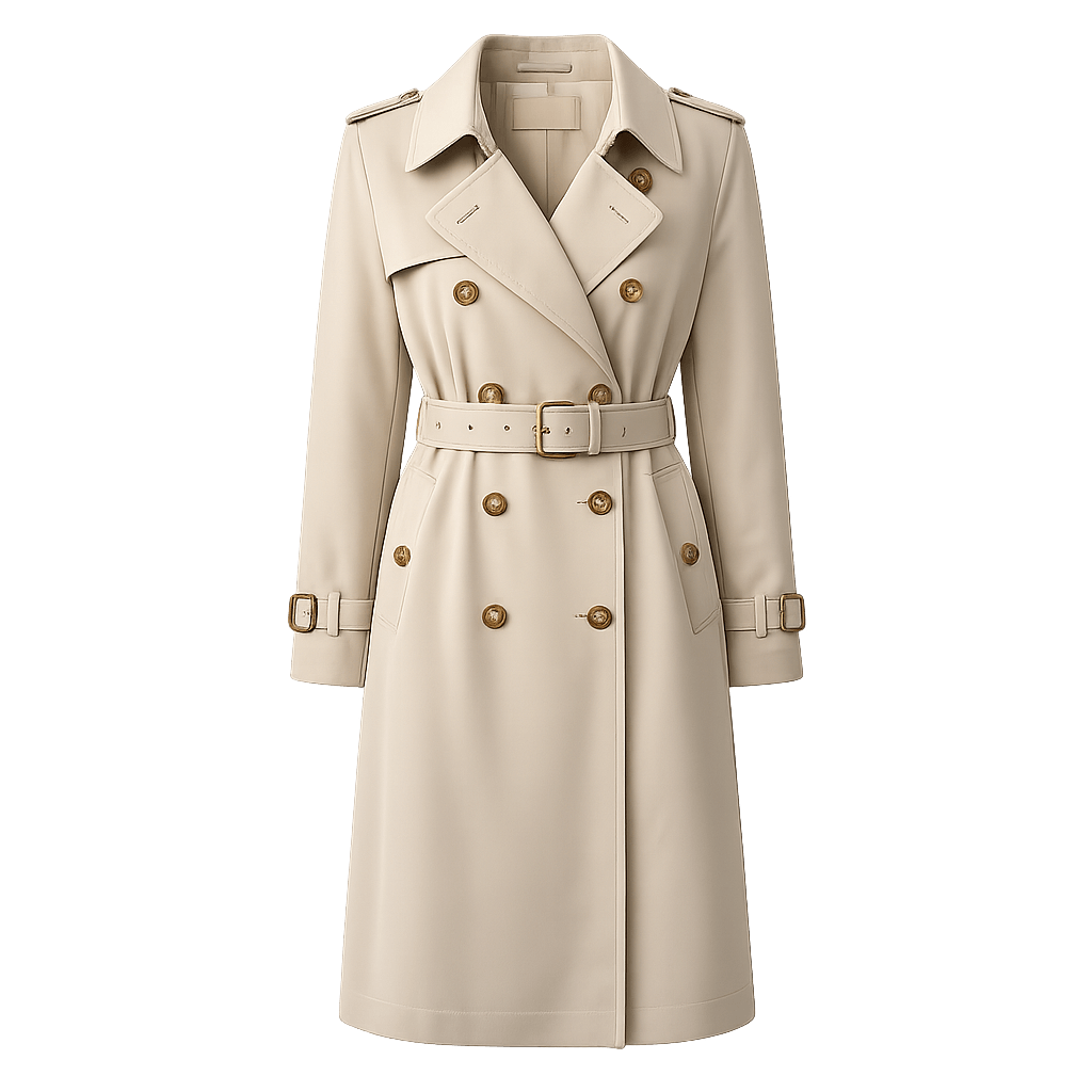 Odette Belted Trench Coat